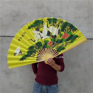 0,63*1,1 m tela de seda de estilo chino ventilador colgante grande decoración de entrada montada en la pared técnica pintada para accesorios de fotografía - Product Image 3