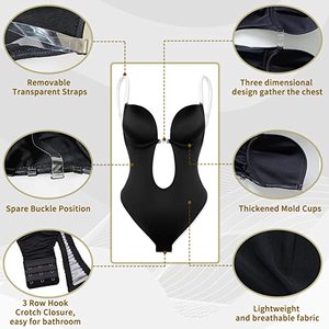 Hermosa transpirable firme Control Butt Lift cintura delgada Shapewear para novia vestido de novia bragas moldeadoras de cuerpo - Product Image 5