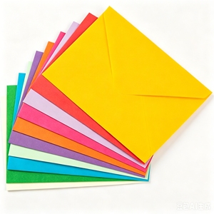 Enveloppes personnalisées en gros avec logo, enveloppes vierges de couleur vive pour invitations en gros, idéales pour les fêtes et les mariages - Product Image 3