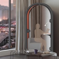 Cabine d'étude moderne en aluminium durable insonorisée avec mobilier pour bureau à domicile