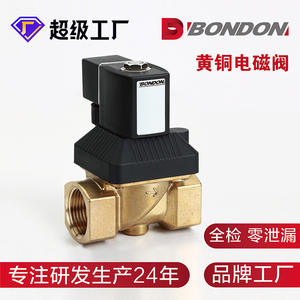 Vanne solénoïde à commande pilotée BONDON série 5281, 2 voies, 2 positions, en laiton et acier inoxydable - Product Image 2