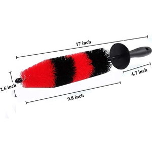 Groothandel Auto Detaillering Wassen Borstel Wiel Velg Borstel Met Lange Handgreep Voor Reiniging - Product Image 3