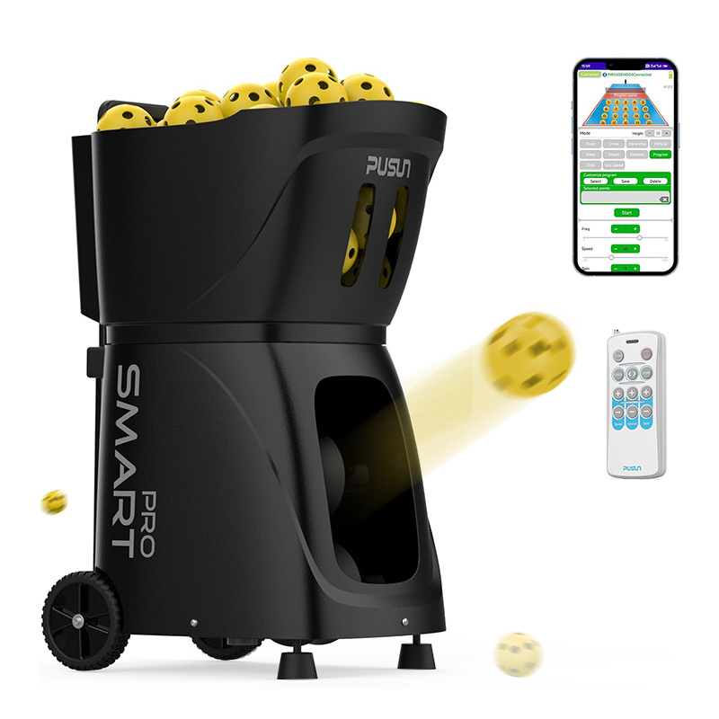 Newly Upgraded Pickleball Machine Multi-function APP 20-120KM/H Pickleball Shooter Durable Training Equipment for Club Player