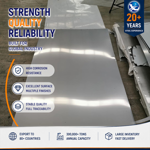 Competitive Price Direct Supply 430 Cold Rolled 1.5mm 2000mm Bending ASTM A240 Stainless Steel Sheet - Product Image 1