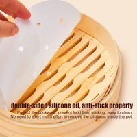 Papier de cuisson pour dim sum de qualité supérieure, de qualité alimentaire, double face, enduit de silicone, imperméable, pour sandwichs et pains, prix compétitif