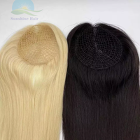Extensions de cheveux humains européens Remy, toupet, intégration de cheveux en filet droit, pas cher, 4x6, 5x5, 6x6, pour femmes
