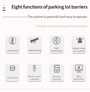 Barrera de Seguridad para Estacionamiento con Brazo Largo y Motor de Corriente Continua sin Escobillas de 200W, Placa de Acero al Carbono de Alta Calidad - Product Image 6