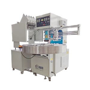 Machine automatique de soudage et de découpe à haute fréquence pour plateau tournant rotatif pour PVC PET GAG Emballage double blister - Product Image 1