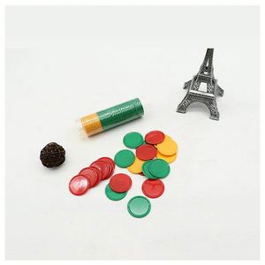 Wholesale <b>PS</b> Poker Chips Bulk 500pcs Plastic Lightweight Gaming Chips Blank No Denomination Multi Color Options - Product Image 1