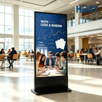 Pantalla Publicitaria Interior HRAY de 55 Pulgadas con Colores Vívidos, Segura, con Amplio Rango de Temperatura para Señalización Comercial, OEM y ODM Disponibles