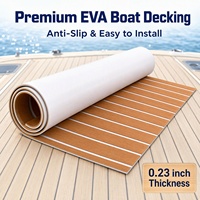 Tapis de sol de bateau personnalisé en mousse EVA, antidérapant, auto-adhésif, effet teck, pour yacht, camping-car, glacière, kayak, accessoires de jet ski