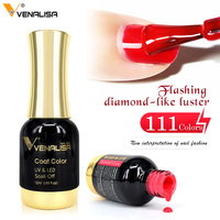 VENALISA Fasion Nail Art Manucure Soak Off 120 Couleurs 12ml Vernis à Ongles Acrylique Platine French Nails Laque Émail Gel