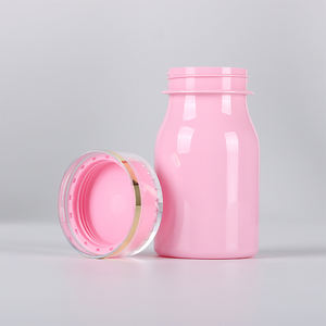 Premium Supplier PET Oblique Shoulder <b>Bottle</b> 160ml 200ml 250ml CRC Cap Custom Colors Glossy for Turmeric Ayurvedic - Product Image 4