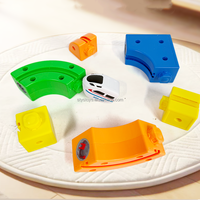 Nouveauté 2026 : 95 Pièces de Jouets de Construction DIY pour Enfants – Voitures sur Rail Polyvalentes avec Train Électrique et Panneaux de Signalisation
