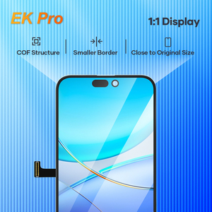 EK Pro mềm OLED LCD hiển thị thay thế cho Iphone 11 12 13 <span class=keywords><strong>14</strong></span> 15 Pro Max LCD lắp ráp 120 Hz OLED cảm ứng màn hình hiển thị - Product Image 4