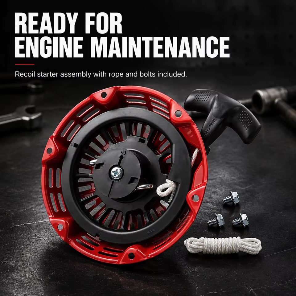 Machine Assembly Slide Garden Tool Gasoline Engine Use Pull Rope Handle Recoil Starter ...