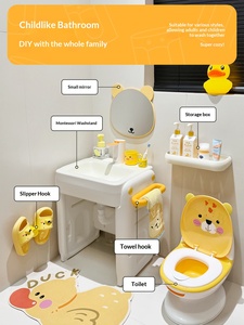 Table à laver pour enfants <span class=keywords><strong>Beitian</strong></span>, lavabo pour bébé - Design rectangulaire en plastique, modèle YST-S1 pour les enfants de 2 à 3 ans, éducation précoce - Product Image 2