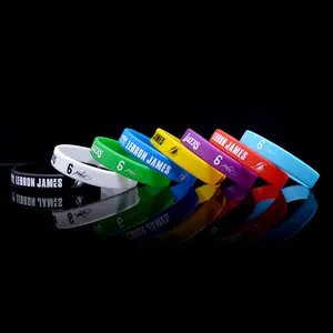 Personalized Gifts Custom Rubber Silicone Sport Jewelry Embossed Wristband Mens Wrist Band Bracelet