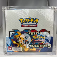 Boîte de présentation en acrylique pour coffret Elite Trainer personnalisé avec couvercle magnétique robuste
