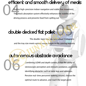 <span class=keywords><strong>2025</strong></span> Hot Bán Nhà hàng Hồng ngoại thông minh Quét Radar thông minh hình người thực phẩm giao hàng Robot - Product Image 5