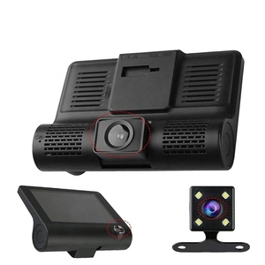 HD Night Car Dvr Dash Cam 4.0 Inch Ghi Hình Video Camera Tự Động 3 Ống Kính Camera Với Camera Chiếu Hậu Dashcam Dvr - Product Image 4