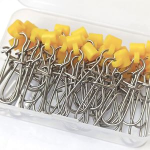 Heavy Duty Duo Lock Snaps Connecteur Mousqueton Pivotant Tête en plastique Plomb <span class=keywords><strong>de</strong></span> pêche Glissière avec détecteur <span class=keywords><strong>de</strong></span> <span class=keywords><strong>ligne</strong></span> <span class=keywords><strong>de</strong></span> poisson et curseur - Product Image 4