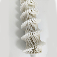 Brosse à rouleaux en nylon cylindrique à motif spiralé de taille personnalisée pour le polissage des capsules