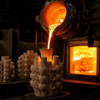 Services de fonderie de précision sur mesure pour pièces moulées à la cire perdue en acier inoxydable 304, acier au carbone et aluminium