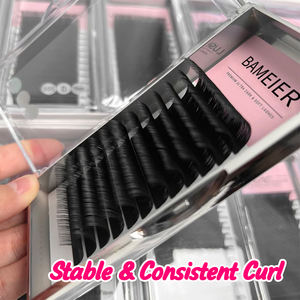 Bandejas de Pestañas de Terciopelo de Cachemira Negro Mate a Precio de Fábrica, Venta al por Mayor, Pestañas Postizas Esponjosas con las Mejores Reseñas - Product Image 3