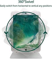 Support de Tablette Ajustable et Portable en Aluminium Antivol avec Verrou pour iPad et Tablette Android, Système POS