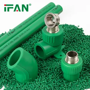 IFAN Material de plomería barato instalación de tuberías 20mm - 110mm accesorios de PPR de agua de plástico