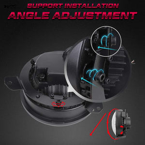 Faros delanteros LED RGB de 9 pulgadas controlados por dientes Bl-ue, haz alto/bajo DRL y función 121 RGB faros delanteros impermeables - Product Image 6