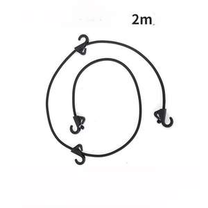 Corde élastique à quatre griffes pour rangement extérieur, sangle de fixation pour <span class=keywords><strong>camping</strong></span>-<span class=keywords><strong>car</strong></span>, corde de fixation pour bagages, corde à linge, accessoire de rangement - Product Image 1
