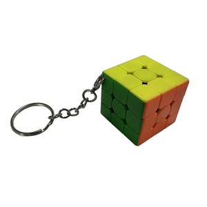 <span class=keywords><strong>Cubo</strong></span> pequeño de Color sólido personalizado 3x3 Mini <span class=keywords><strong>cubo</strong></span> mágico rompecabezas llavero educativo <span class=keywords><strong>Cubo</strong></span> de velocidad Simple - Product Image 2