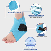 Enveloppe de glace pour le soulagement de la fasciite plantaire, compresses de glace pour la cheville, éligibles au FSA pour les blessures, enveloppe réutilisable de gel froid pour entorse de la cheville