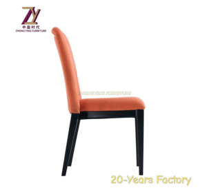 Chaise de salle à manger empilable à dossier haut de luxe de style nordique chaise de banquet d'hôtel chinois - Product Image 4