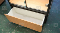 Vitrinas de Exhibición Personalizadas para Tiendas, Estantes de Exhibición de Madera y Metal, Vitrina de Vidrio con Iluminación LED, Vitrina de Vidrio con Cerradura