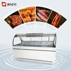 Exhibidor Refrigerado Comercial para Carnes Frías con Enfriador de Bobina por Gravedad, Vitrina Refrigerada para Carnicería - Product Image 2