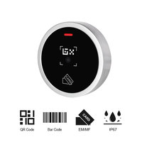 Lecteur de codes QR RFID étanche IP67, scanner de contrôle d'accès Wiegand RS485, système d'entrée de porte avec carte EM ou MF S7-QR