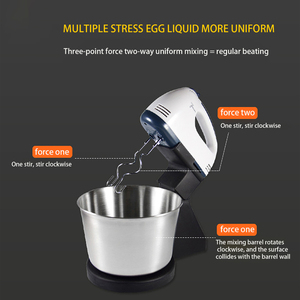 <span class=keywords><strong>800W</strong></span> Hộ Gia Đình Điện Thực Phẩm Đứng Trộn 4.5L Trứng Bánh Mì Bột Trộn Nhà Bếp Thực Phẩm Máy Xay Sinh Tố Với Bát Bìa - Product Image 5
