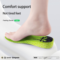 Semelles rehaussantes invisibles Zoom Sports Shoes Popcorn Boosting pour absorption des chocs, pour hommes et femmes, semelles intérieures montantes pour augmenter la taille