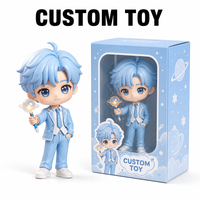 Figurine d'action anime personnalisée en gros, figurine chibi en PVC, ornement de bureau de collection, cadeau pour fan d'anime, boîte mystère, marque ZXL, CE