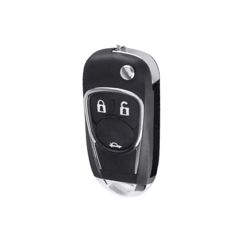 3buttons Folding Modified Flip Car Remote Key Cover Shell Fob For Sonic Cruze Camaro Auto Key Case Parts