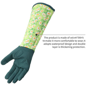 <span class=keywords><strong>Gants</strong></span> de protection populaires personnalisés à manches longues <span class=keywords><strong>pour</strong></span> femmes, <span class=keywords><strong>pour</strong></span> la taille des <span class=keywords><strong>rosiers</strong></span> et le jardinage en extérieur - Product Image 2