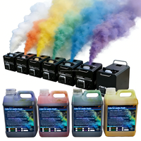 Liquide de brouillard coloré pour machine à fumée, hauteur de projection 10-12 mètres, pour scène, club, bar, DJ, révélation de sexe, mariage