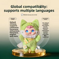 Peluche OEM personnalisée 12 pouces AI Matcha Meow, jouet intelligent à dialogue vocal, compagnon émotionnel pour enfants et personnes âgées, poupée électronique en polyester