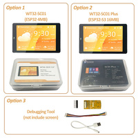WT32-SC01 Plus Esp32 LCD sentuh 3.5 inci 320x480 Panel MCU papan pengembangan antarmuka Built-In wi-fi WT SC01 untuk rumah pintar