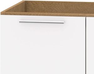 <span class=keywords><strong>Comptoir</strong></span> de <span class=keywords><strong>cuisine</strong></span> à 2 portes avec 4 tiroirs, structure en MDF, réglable - Product Image 6