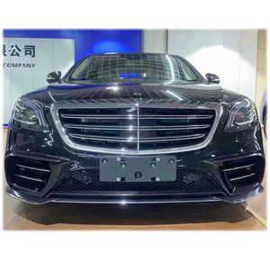 Kit de Carrocería de 3 Piezas Estilo <span class=keywords><strong>Insa</strong></span> para Ben 2019-2020 S450 S650 W222 LCI, Labio de Parachoques Delantero de Fibra de Carbono Húmeda con Acabado Pulido, Cinta Adhesiva/Tornillos - Product Image 1