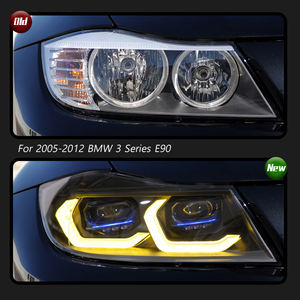 เลนส์ LED สองสี 12V 6000K ไฟวิ่งกลางวันและไฟเลี้ยว รุ่นใหม่สำหรับปี 2005-2012 สำหรับชุดไฟหน้าซีรีส์ 3 E90 - Product Image 4